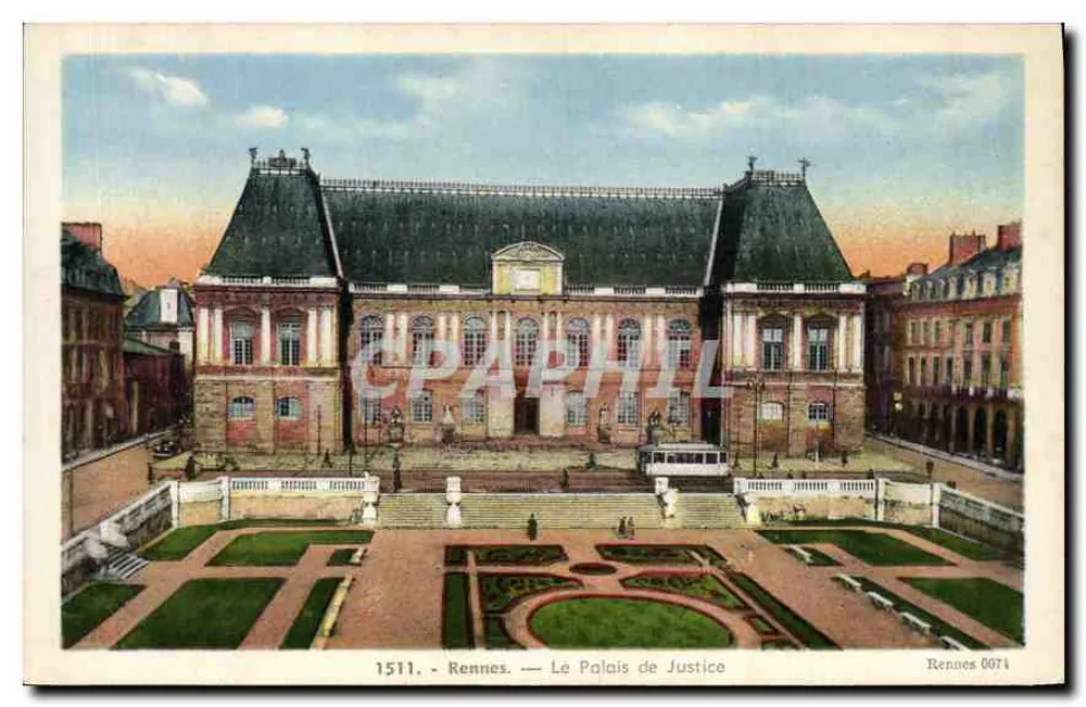 Rennes — Pałac Sądowy — Laurent-Néret, Rennes 0074 - Awers