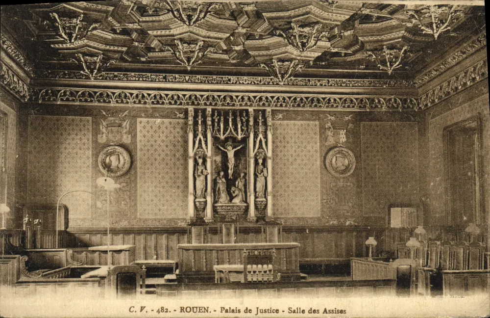 Salle des Assises - Palais de Justice - Rouen — C.V. 482 - Vorderseite