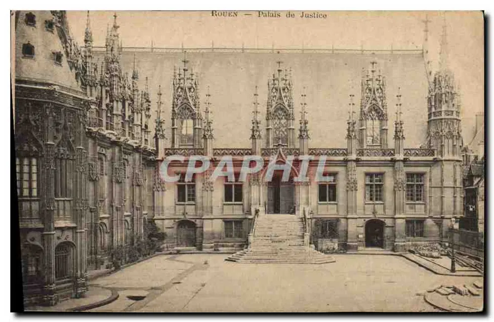 Rouen — Paleis van Justitie - Voorkant