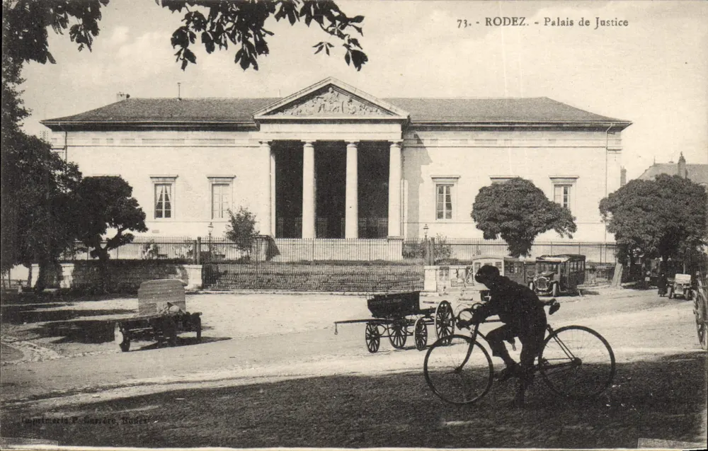 Rodez - Paleis van Justitie — Drukkerij P. Gassiere, Rodez, nr. 73 - Voorkant