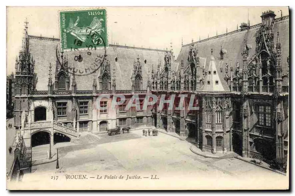 Rouen — Het Paleis van Justitie — LL. — n° 217 - Voorkant
