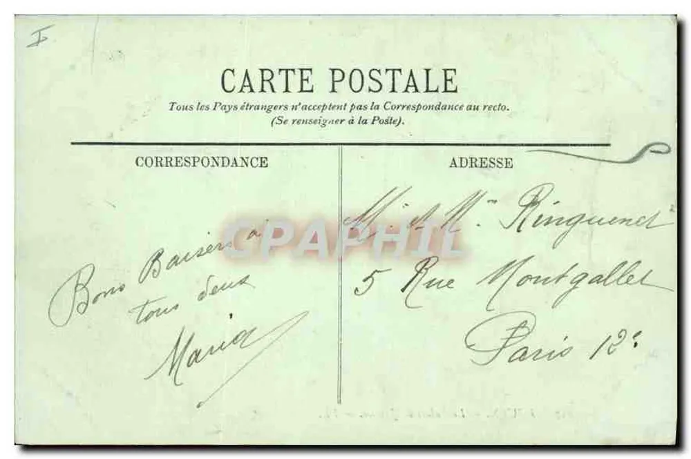 Rouen — Het Paleis van Justitie — LL. — n° 217 - Achterkant
