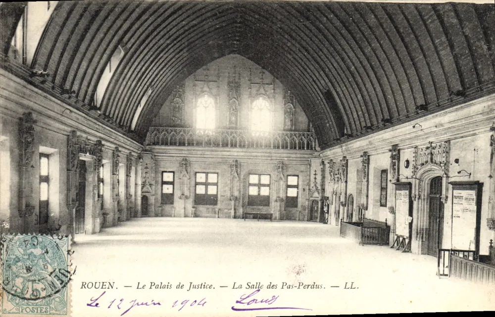 Rouen — Das Palast der Gerechtigkeit — Der Saal der verlorenen Akten — LL. - Vorderseite
