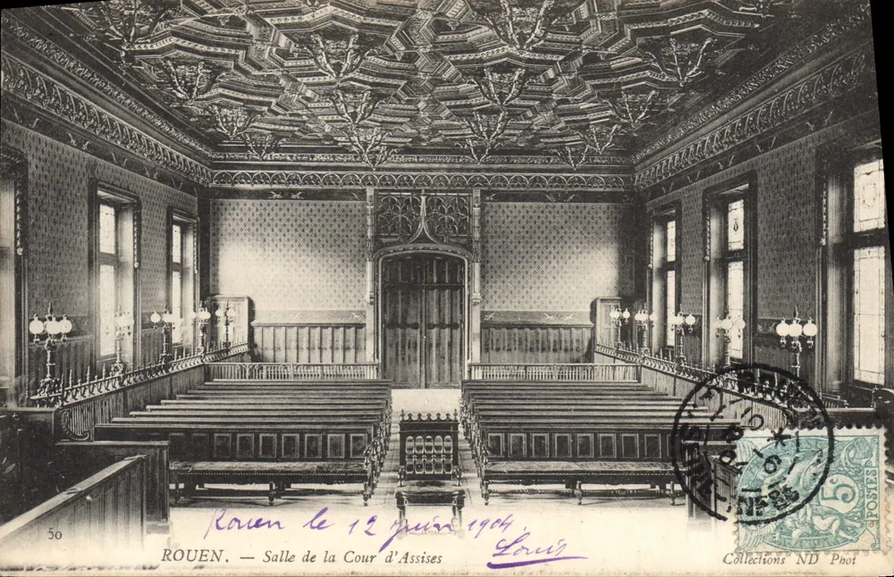 Rouen — Sala da Corte de Apelações — Collections ND Phot, n°50 - Frente