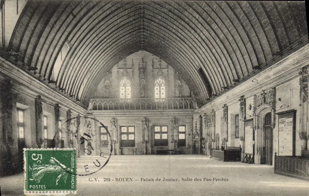 Rouen — Palais de Justice. Salle des Pas-Perdus — C.V. 289 - Vorderseite