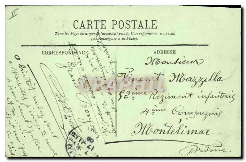 Saint-Étienne — Het Paleis van Justitie — LL. - Achterkant