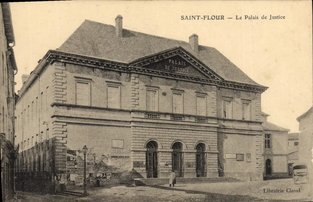 Saint-Flour — Sąd Rejonowy — Wydawnictwo Clavel - Awers