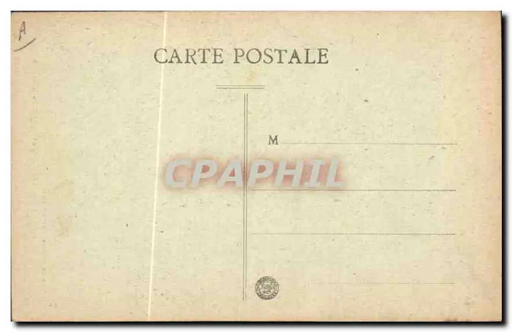 Cantal — Partida para o Mercado — Germain Malraux, Givret, lib.-edit., Auriac - Verso