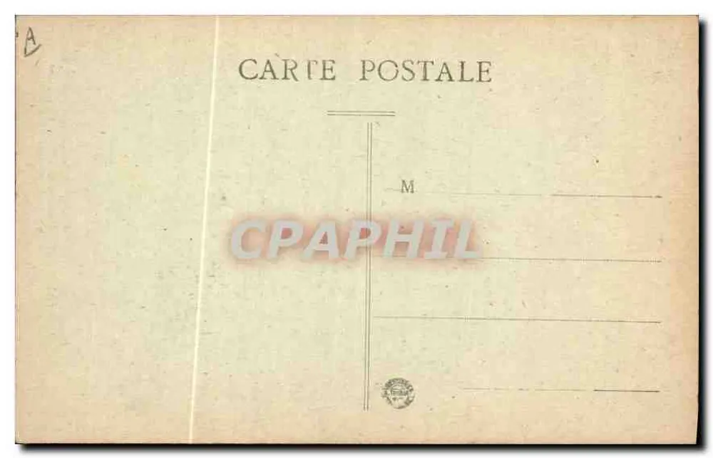 Cantal — Fiação e Jovem Camponesa — Germain Malroux, lib.-edit. Aurillac - Verso