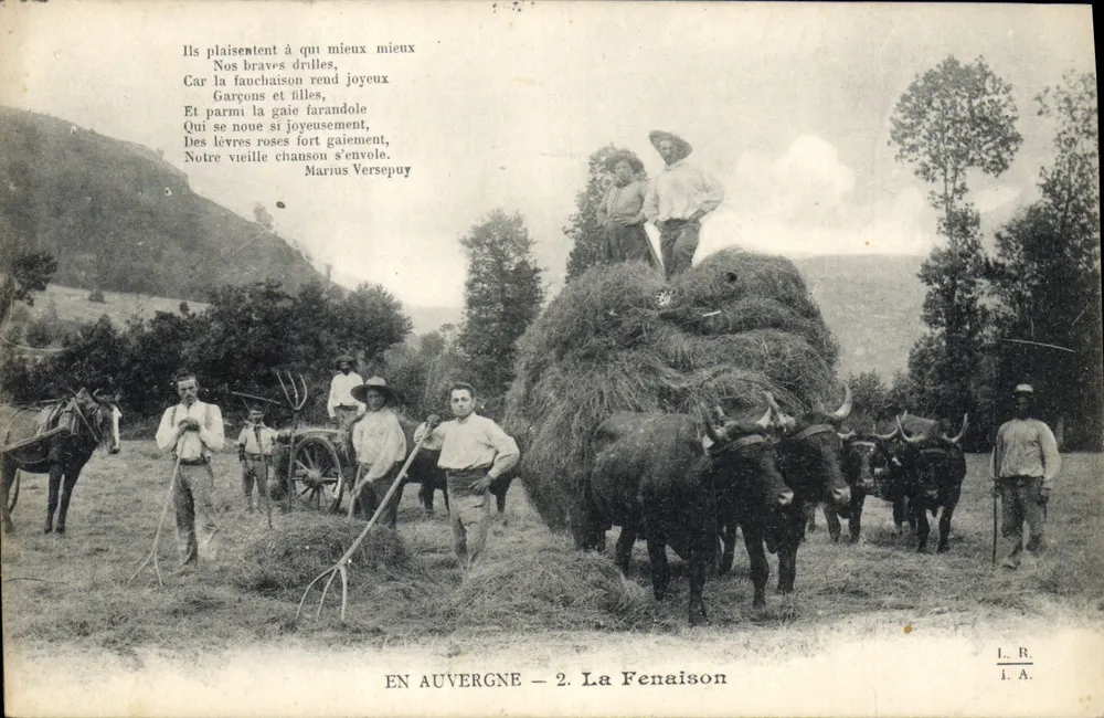 Em Auvergne — 2. La Fenaison — L. R. / I. A. - Frente