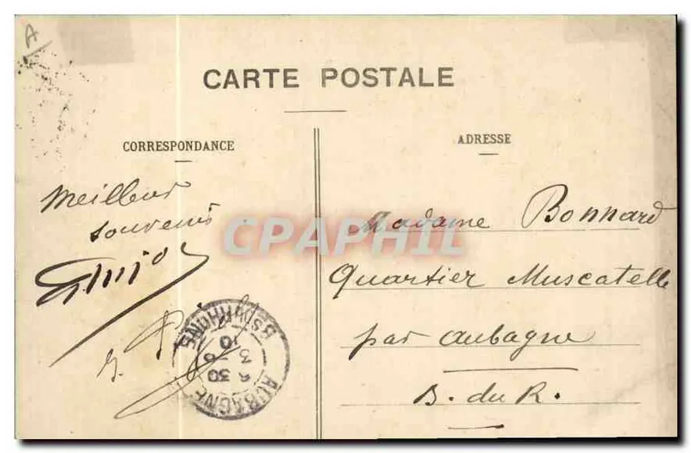 Le Puy — Uma Camponesa a Cavalo — M.B. (editor) - Verso