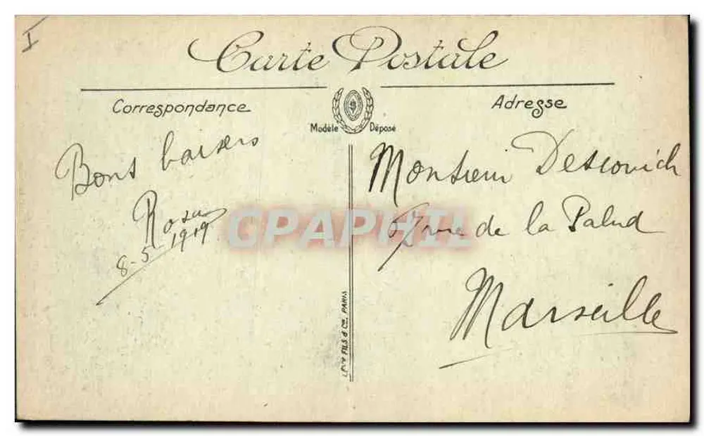 Arras — Ehemalige Abtei Saint-Étienne — Edition Fernand Benoît - Rückseite