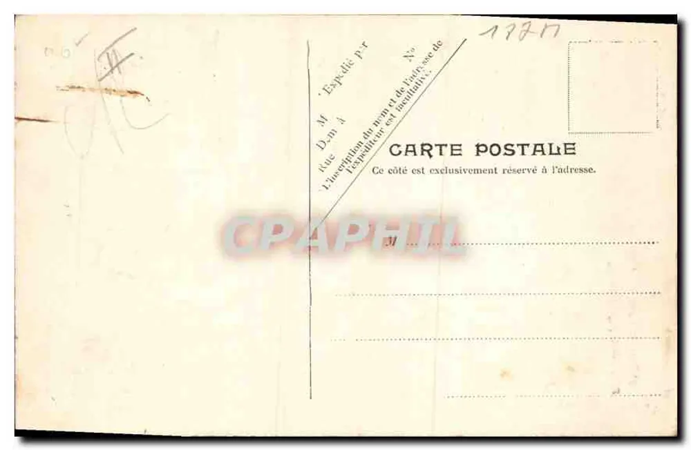 Interior da Auvergne — Tipos da Auvergne — V.P. Paris, No. 7 - Verso