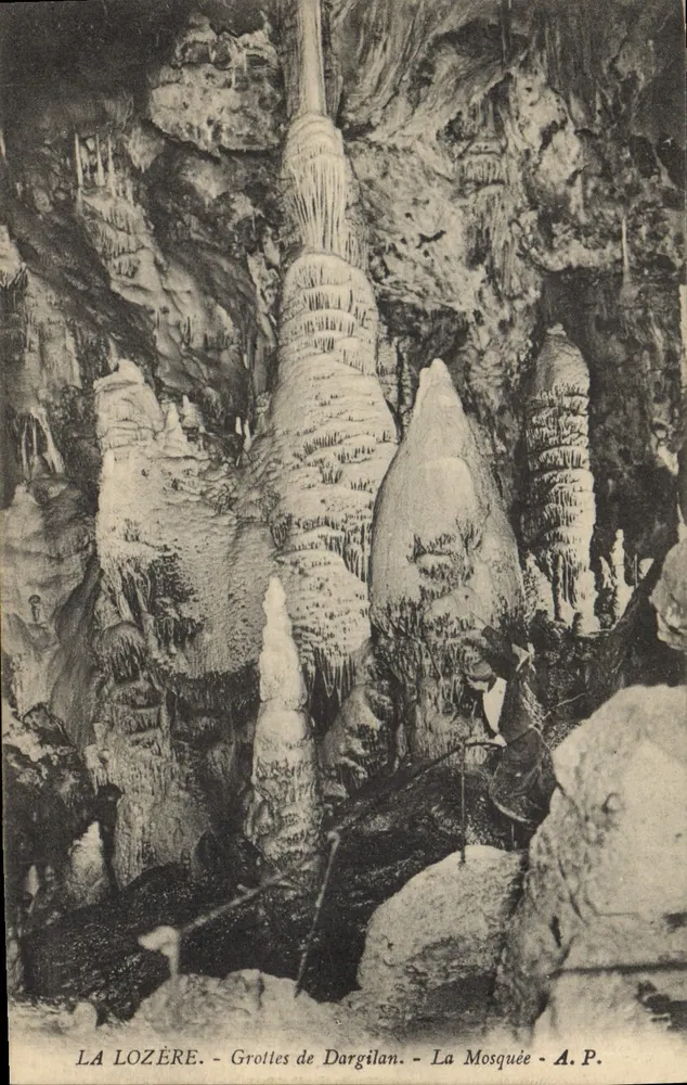Grotte di Dargilan - La Moschea - A.P. - Recto
