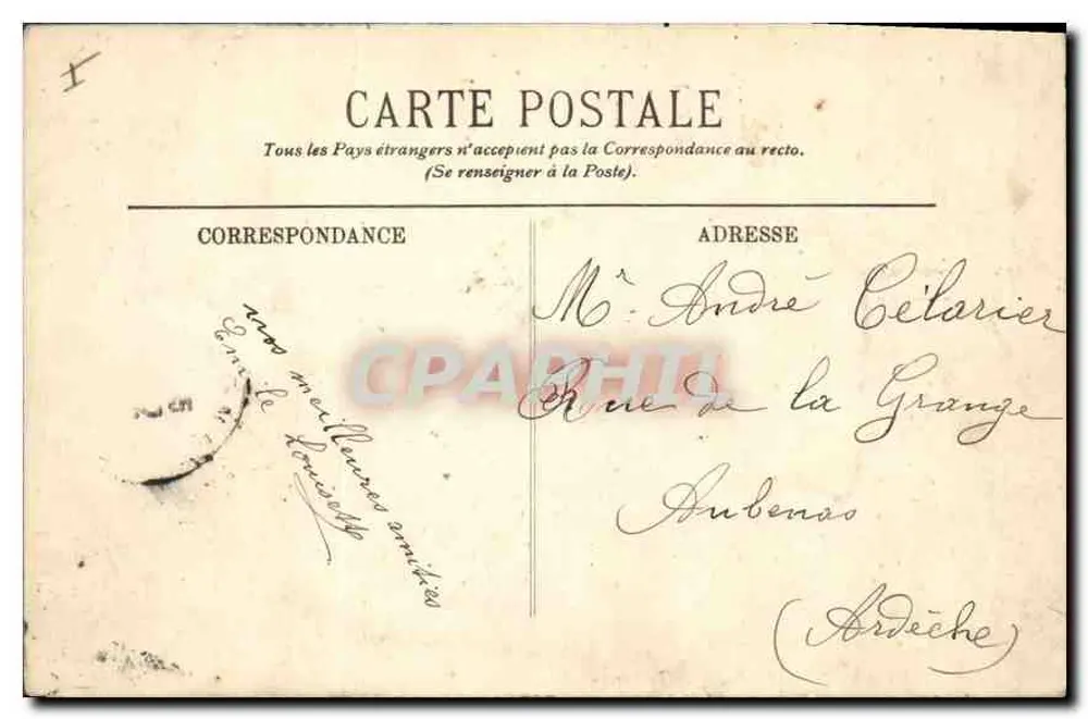 Saint-Étienne — O Palácio de Justiça — LL. - Verso