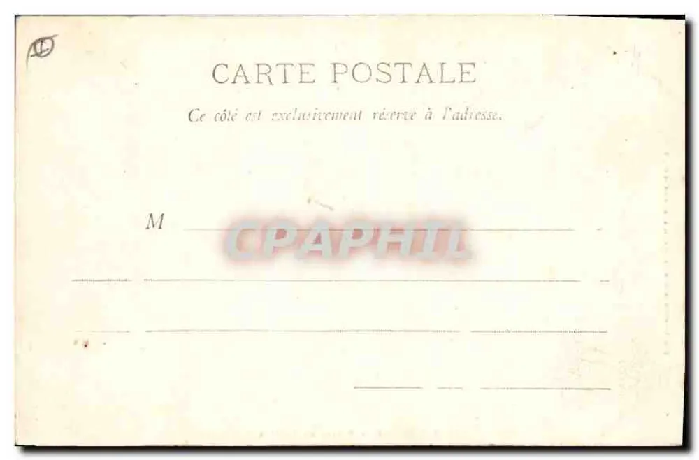 Saint-Étienne - Palácio de Justiça — Fotografia A. Bergénet et Cie, Neuve - Verso