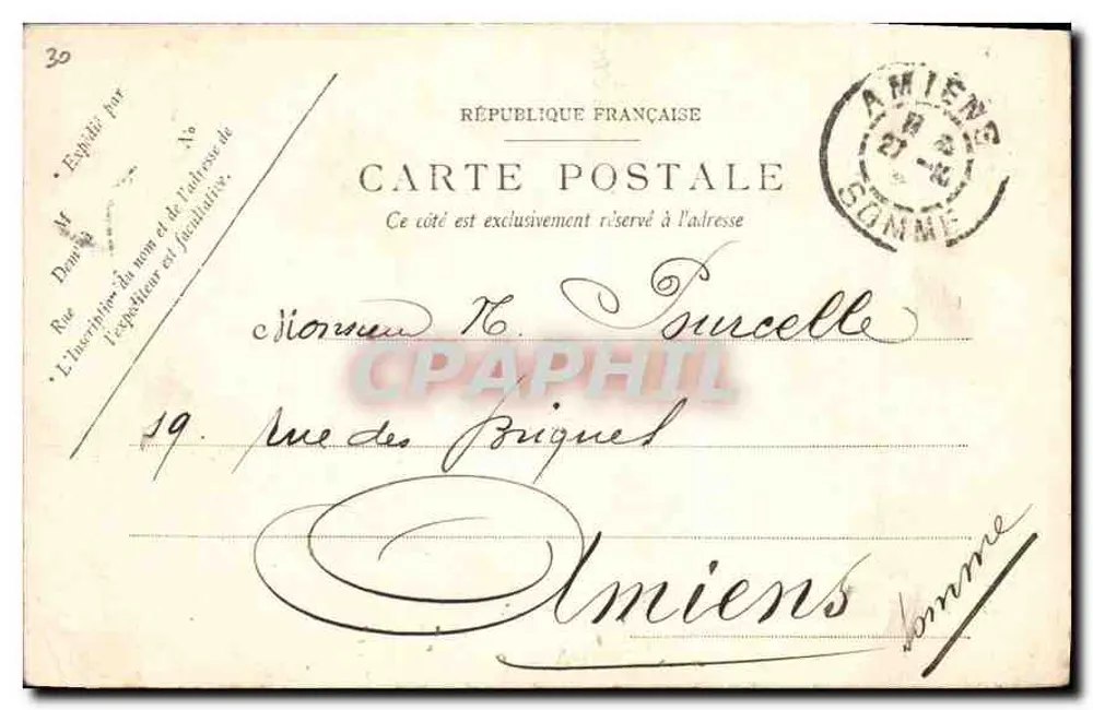 Saint-Quentin — O Palácio de Justiça — LL. - Verso