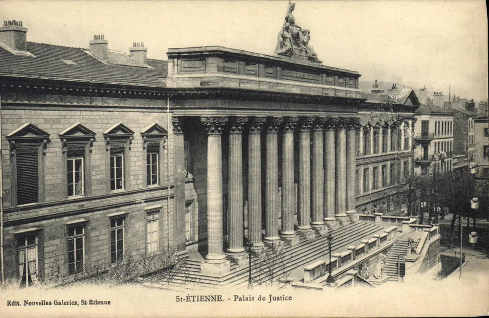St-ÉTIENNE - Palais de Justice — Édit. Nouvelles Galeries, St-Étiennne - Voorkant