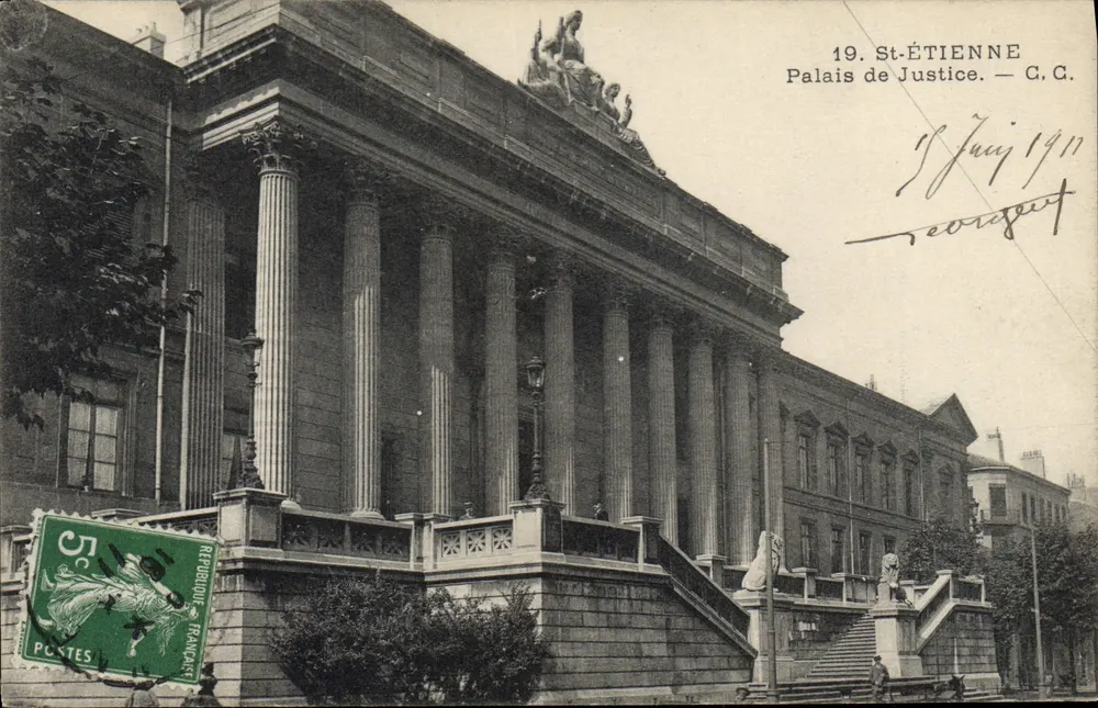 St-Étienne — Palácio de Justiça — C.G. - Frente