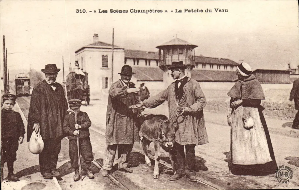 Das Kalb — Landliche Szenen — Art Editions Marcette-Béronni, Le Puy (Haute-Loire) - Vorderseite