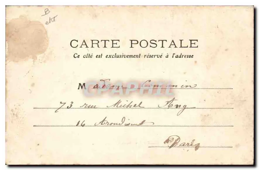 A Auvergne — Retorno dos Campos — M.T. Lursoty, n°293 - Verso