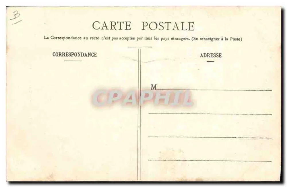 Auvergnate e sua Cabra — Coleção B.-B., Clermont-Ferrand, n°288 - Verso