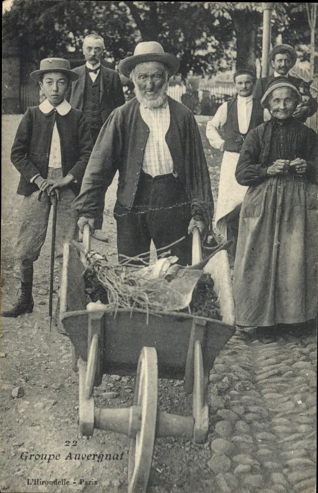 Grupo Auvergnat — L'Hirondelle - Paris — editor Grupo Auvergnat, n° 22 - Frente
