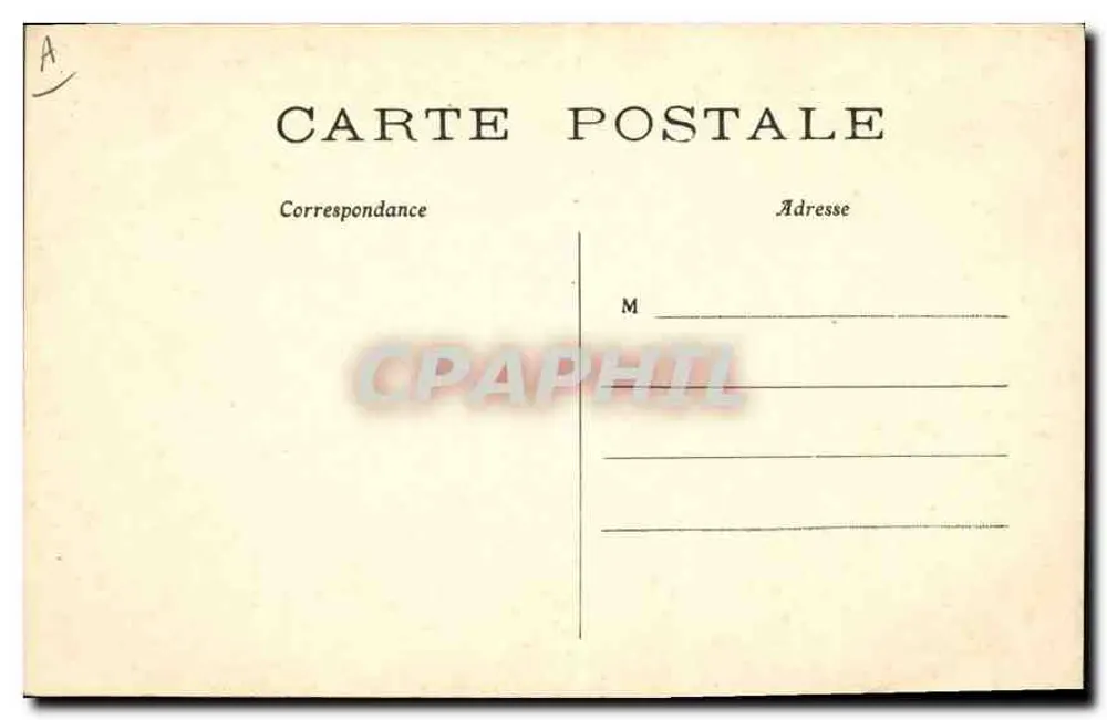 Tipos de Auvergnats — Cruz de Caminho em L'Hironnelle — L'Hironnelle - Paris - Verso