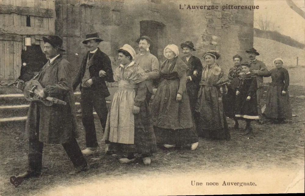 Eine Auvergne Hochzeit — Pittoreske Auvergne — Verleger nicht sichtbar - Vorderseite