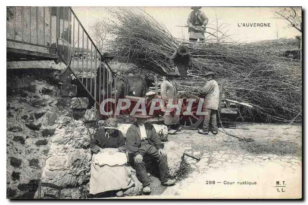 Cena campestre — A Auvergne — M.T. n°298 - Frente