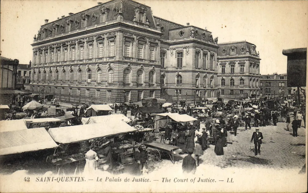 Saint-Quentin — O Palácio de Justiça — LL - Frente
