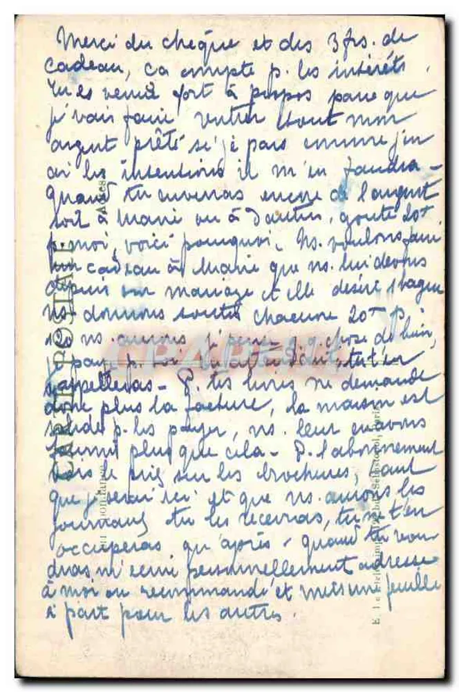 Senlis — Dopo il bombardamento 1914 — 14ma Serie - Verso