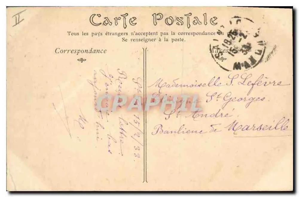 Saint-Lô — Das Justizpalast und die Straße Carnot — ND. Phot. n°32 - Rückseite