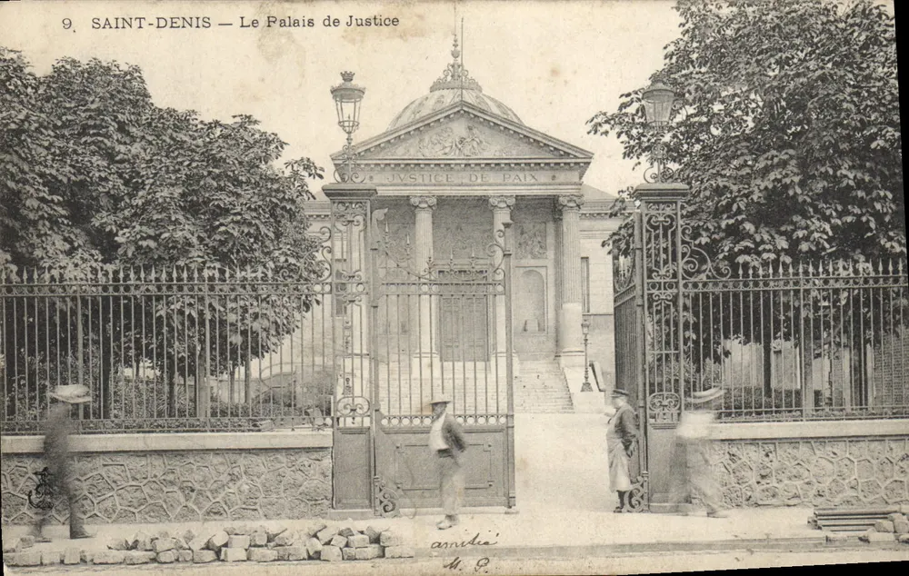 Saint-Denis — O Palácio de Justiça — editor M. P. - Frente