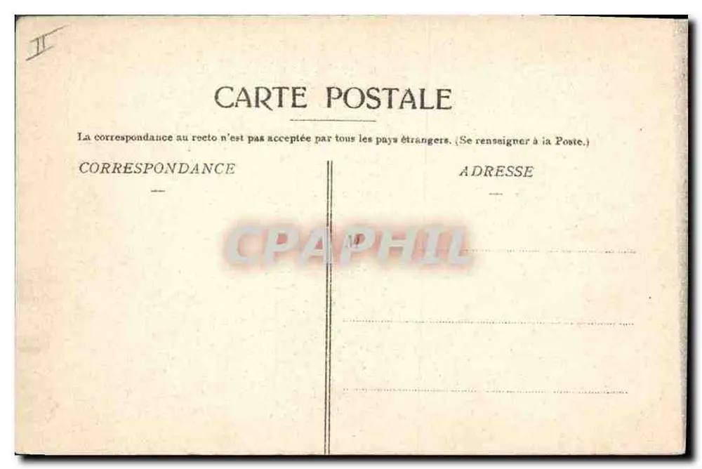 Saintes — O Palácio de Justiça — Editor não identificado, número de série não visível - Verso