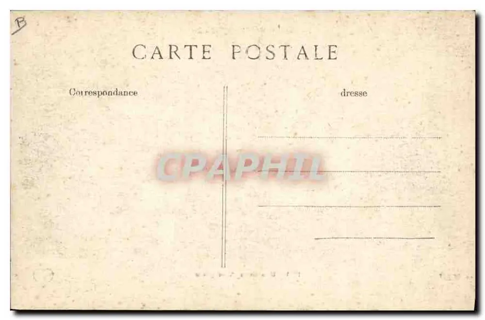 Eine Auvergne Hochzeit — L'Auvergne Pittoresque — Verleger E.D. n° 1771 - Rückseite