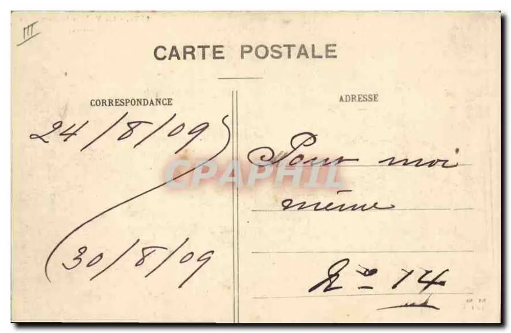 La Vouâle la Rouzette — Bourrée — M. B. Le Puy - Verso