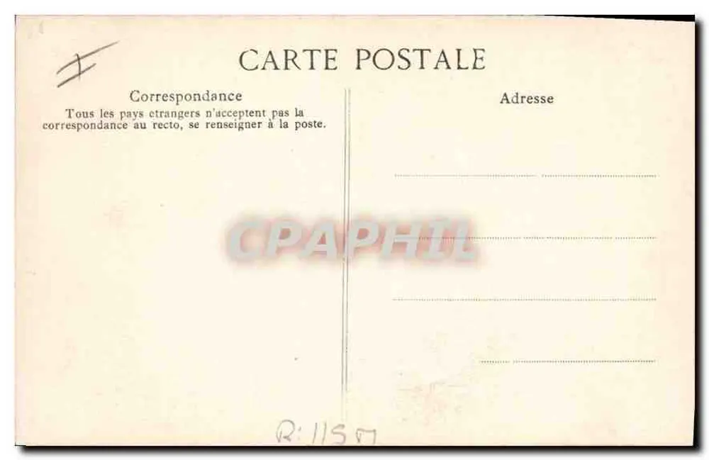 Pittoreske Auvergne — Zwischen zwei Feuern — V.D. n°1596 - Rückseite