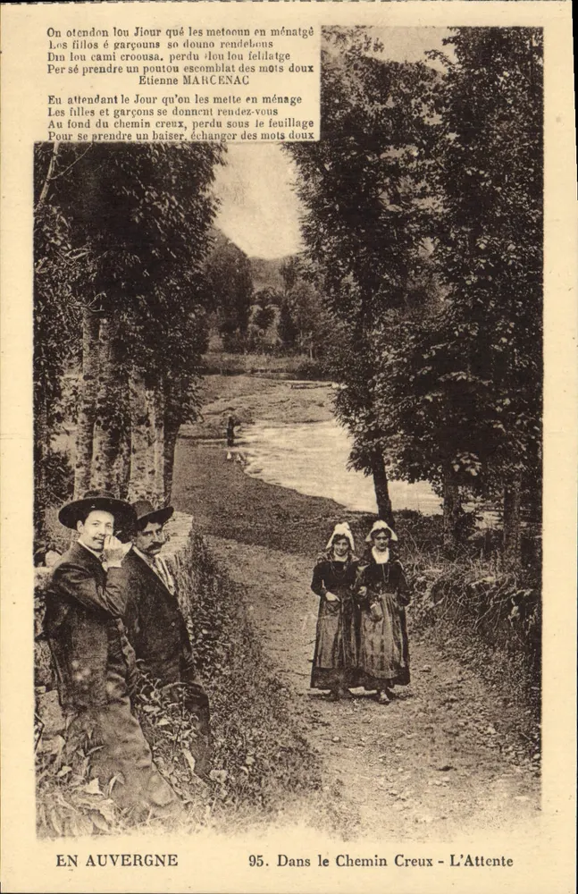 Chemin Creux - Die Warte — In der Auvergne, 95 — Editions Malroux-Aurillac - Vorderseite
