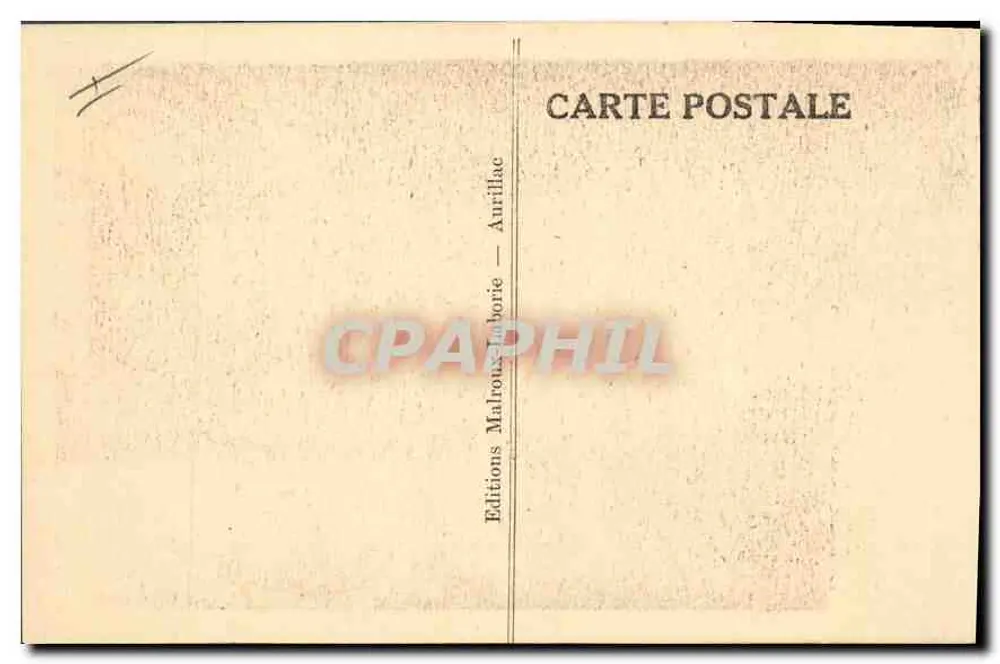 Chemin Creux - Die Warte — In der Auvergne, 95 — Editions Malroux-Aurillac - Rückseite