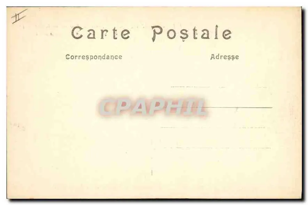 Senlis — Eine zerstörte Straße — L.L. (Serie 161) - Rückseite