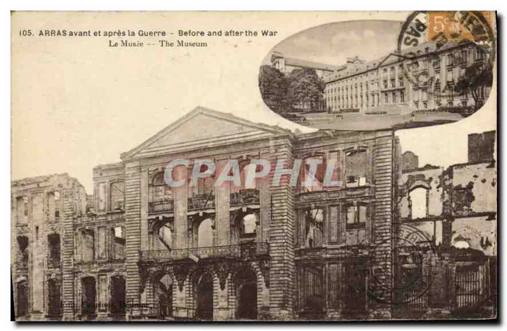 Arras vor und nach dem Krieg — Das Museum — Éditions Pichot, n°105 - Vorderseite