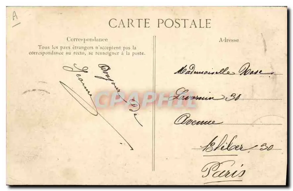 Dança de Auvergne — A Pitoresca Auvergne — VD C 1202 - Verso