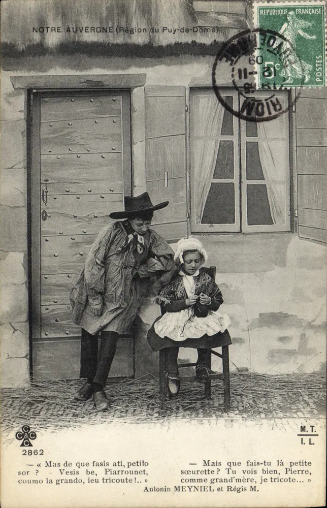 Unsere Auvergne (Region Puy-de-Dôme) — lokale Szene — M.T. L.L. n°2862 - Vorderseite