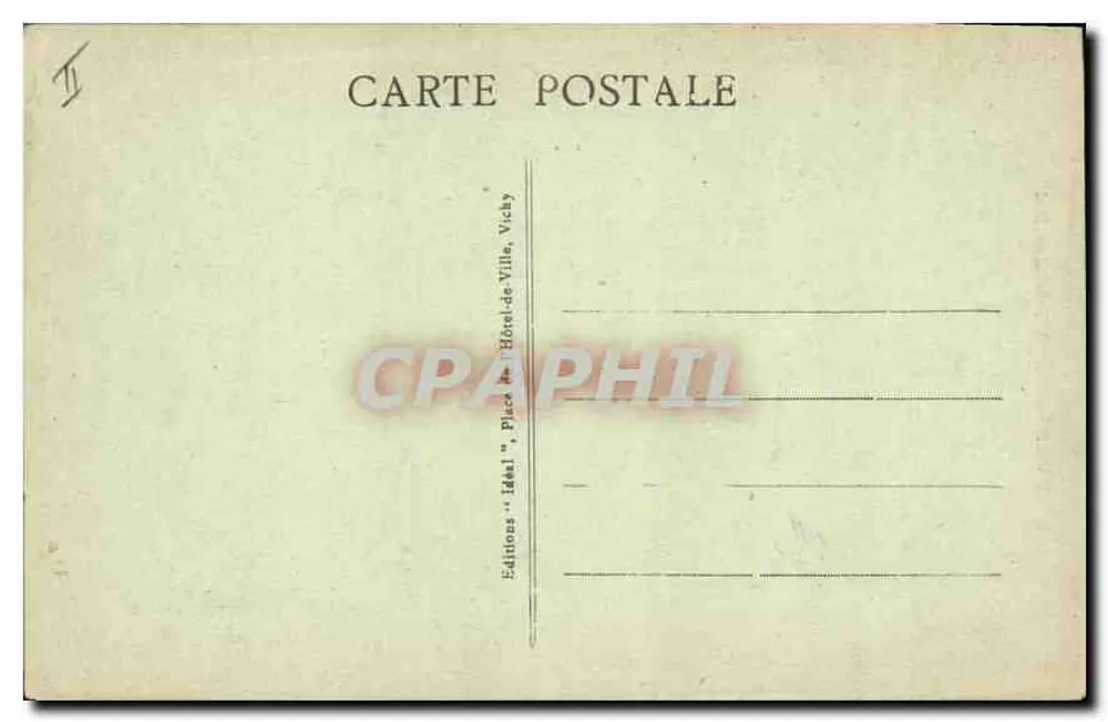 Pittorelle Auvergne — Alter Auvergnater Schäfer — Verlag Ideal, Nr. 128 - Rückseite