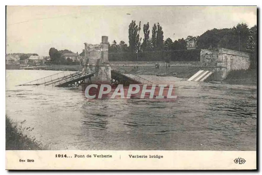 Ponte de Verberie — 6ª Série — Editor E.P.D. - Frente