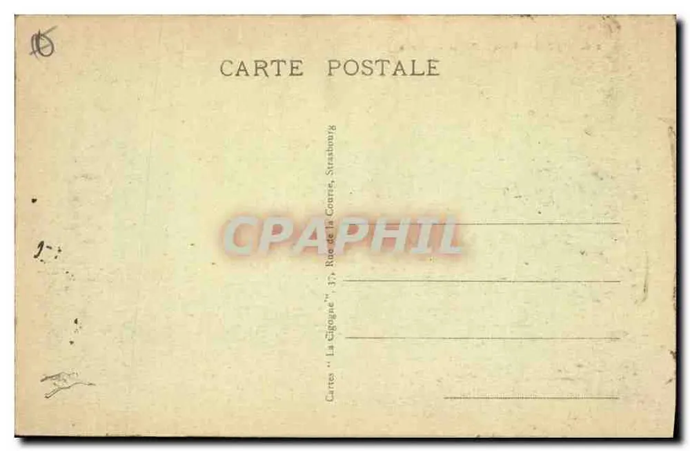 Strasbourg - Palácio de Justiça — n° 276 - Verso
