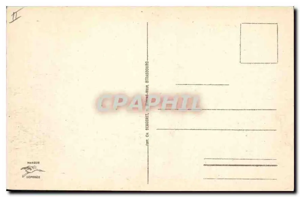 Strasbourg - Palácio de Justiça — editor Mangue, n° 276 - Verso