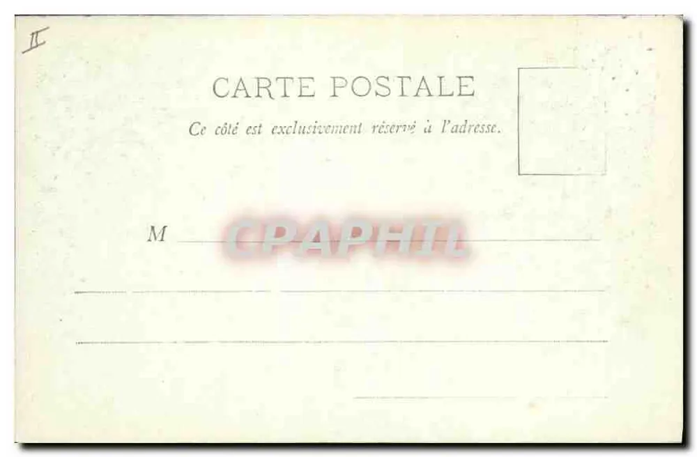 Saint-Étienne - Palazzo di Giustizia — editore A. Bergère et Cie, Nancy - Verso