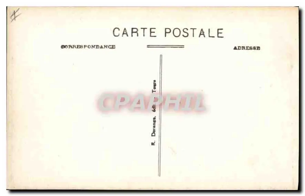 Tours (Loire-et-Loire) - Das Palais de Justice und das Rathaus - R. D. - Rückseite